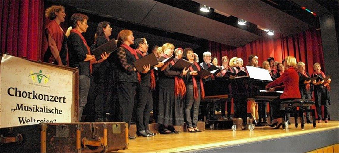 Sänger nehmen Publikum auf Weltreise mit