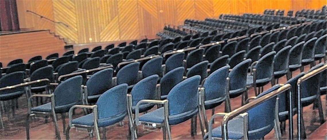 Zu oft leer? Die Freien Wähler wünschen eine bessere Auslastung des Mühlehof-Saals.