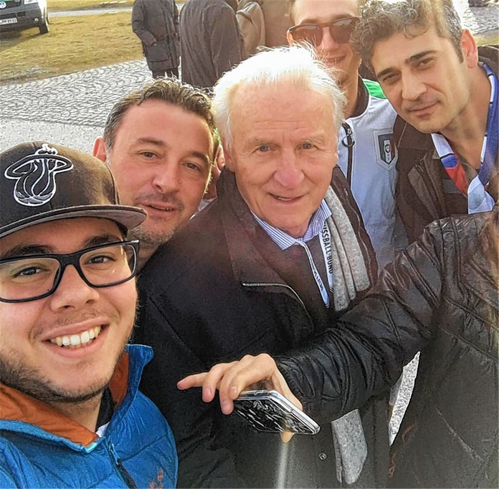 Begegnung mit Trapattoni