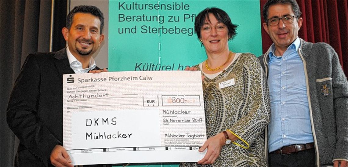 Mühlacker kämpft gegen Leukämie