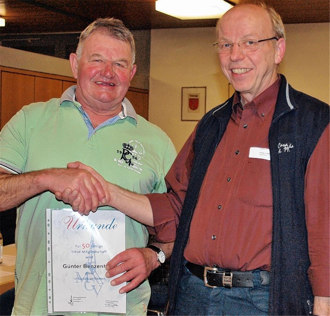 Sänger werden weniger