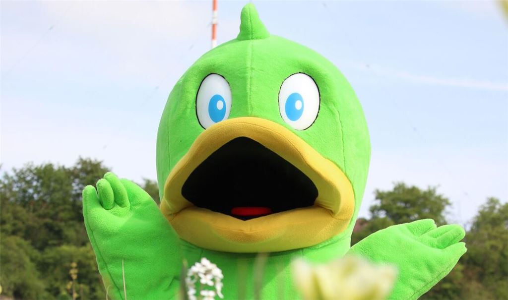 Zum „Enzgärten“-Jubiläum wird auch das Gartenschau-Maskottchen „Enzle“ reaktiviert. Foto: Archiv