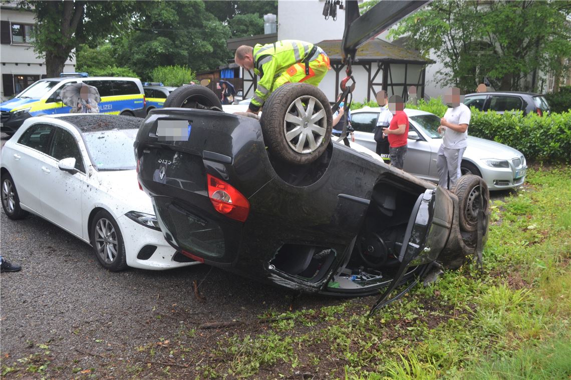 Unfall Überschlag