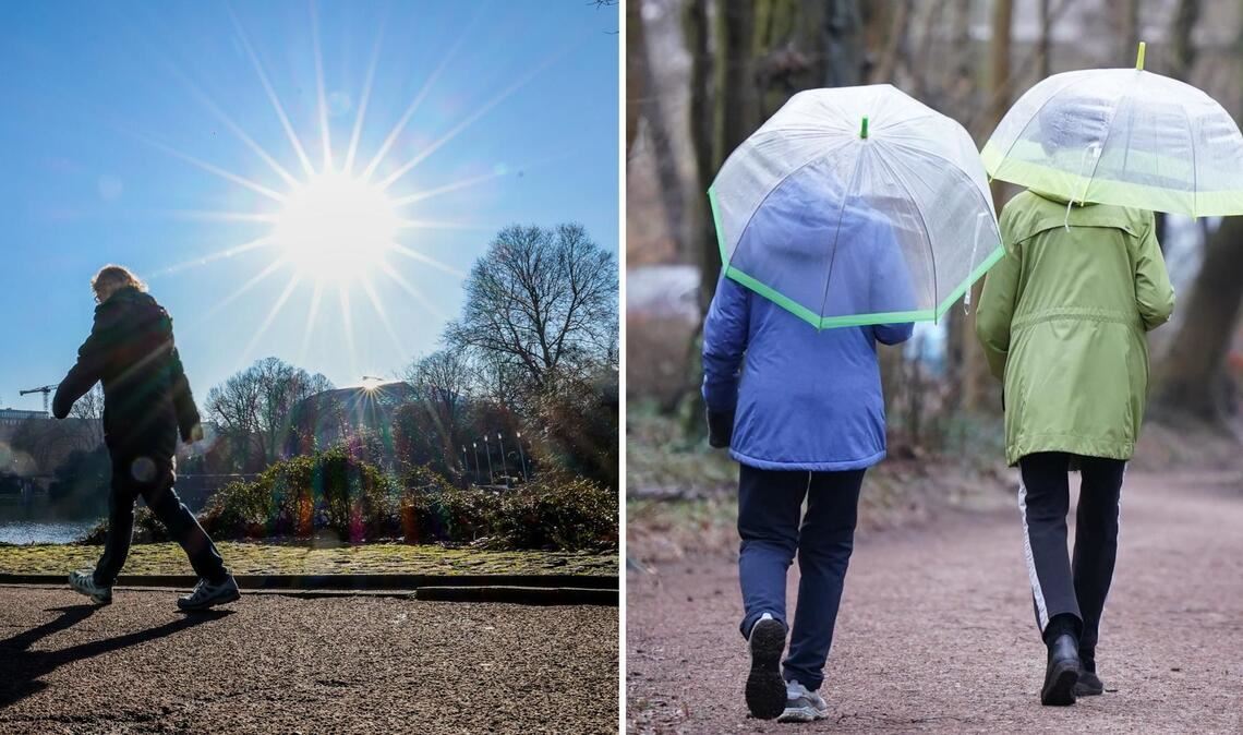 Zum Wochenstart werden Sonne und Regen erwartet.