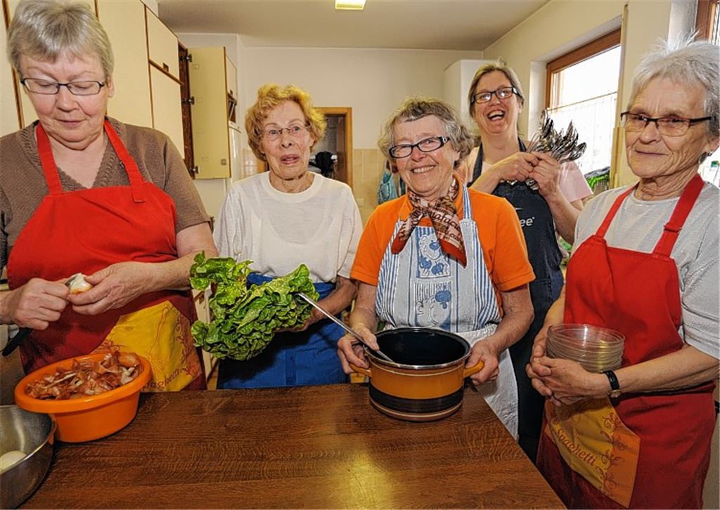 Finale mit Apfelbrei