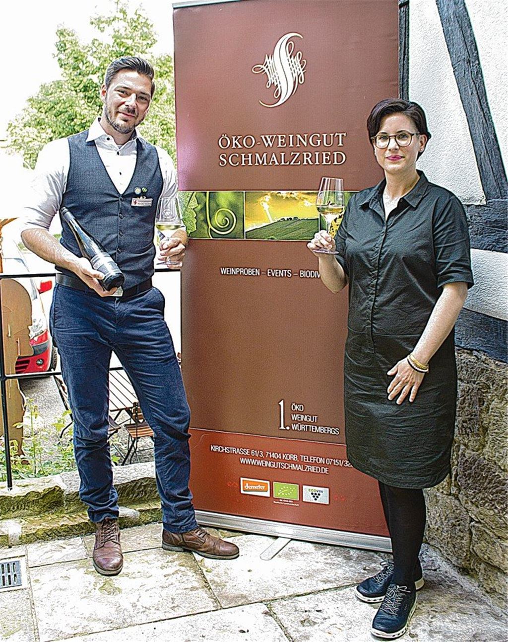 Vinothek lässt altes Haus neu erstrahlen