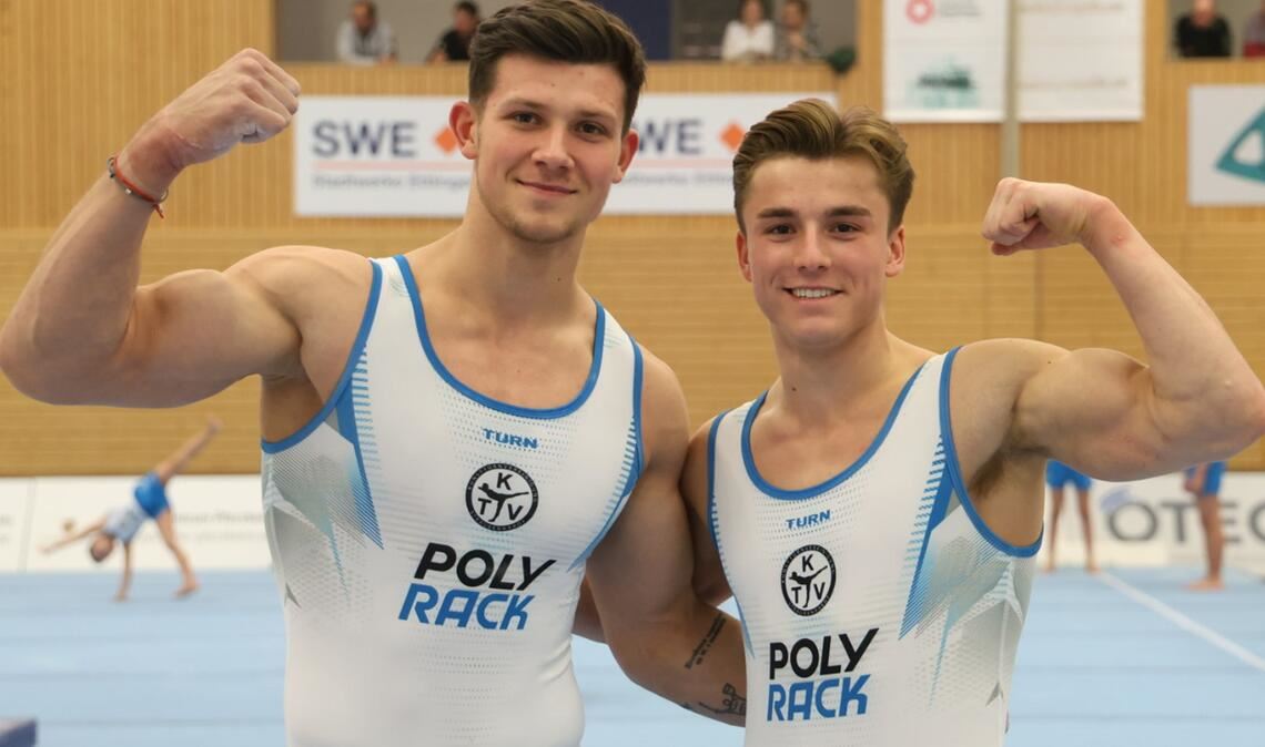 Zuversichtlich: Illia Kovtun und Félix Dolci (re.). Foto: Arendt