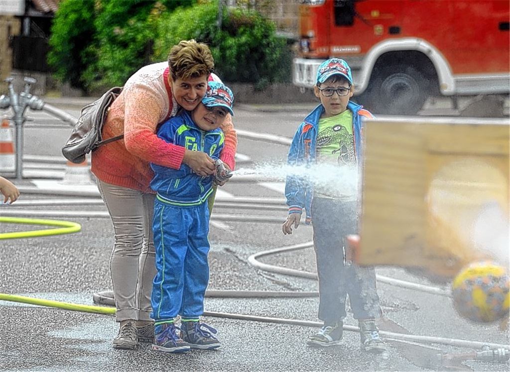 Feuerwehr macht Werbung in eigener Sache