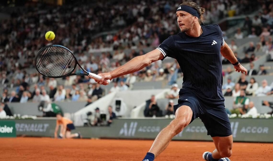 Zverev spielt Rückhand