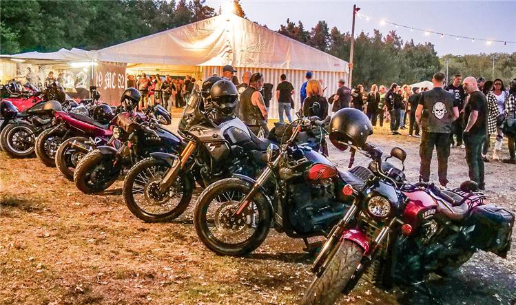 Biker party attracts not only motorcyclists to