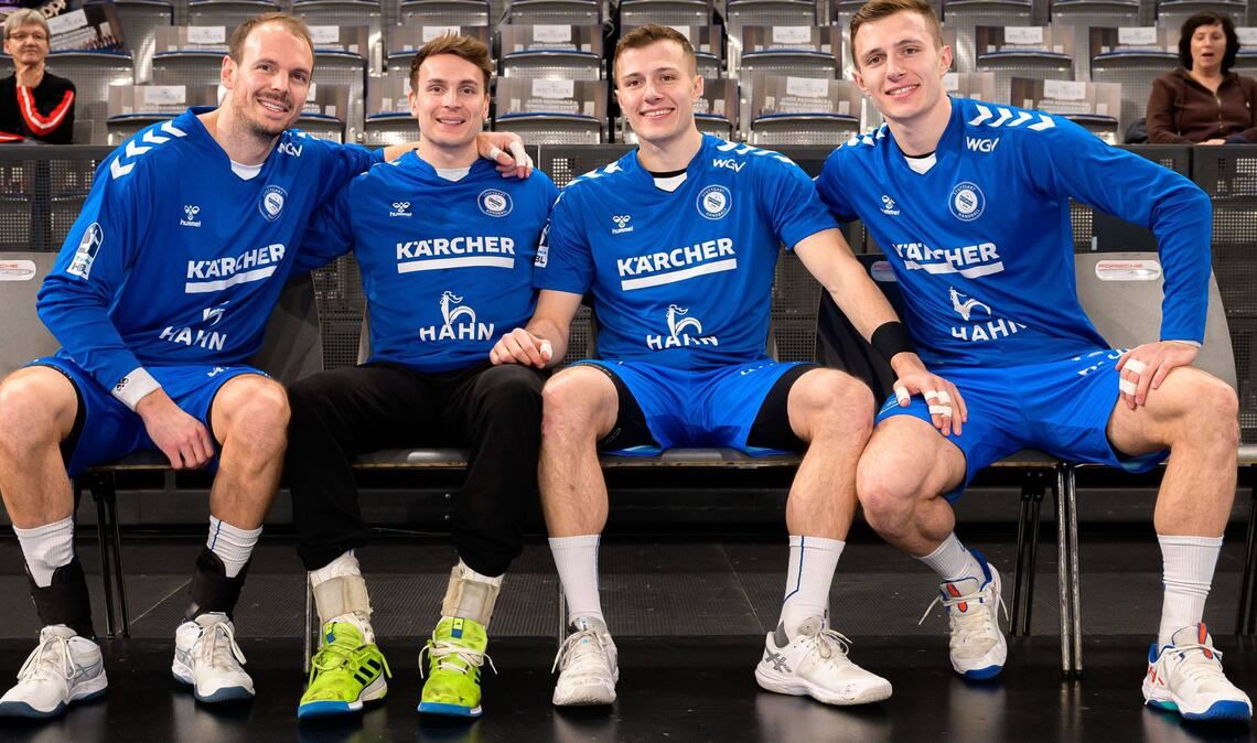 Zwei Brüderpaare in einem Team: Kai Häfner, Max Häfner, Marco Mengon, Simone Mengon(v.li.).