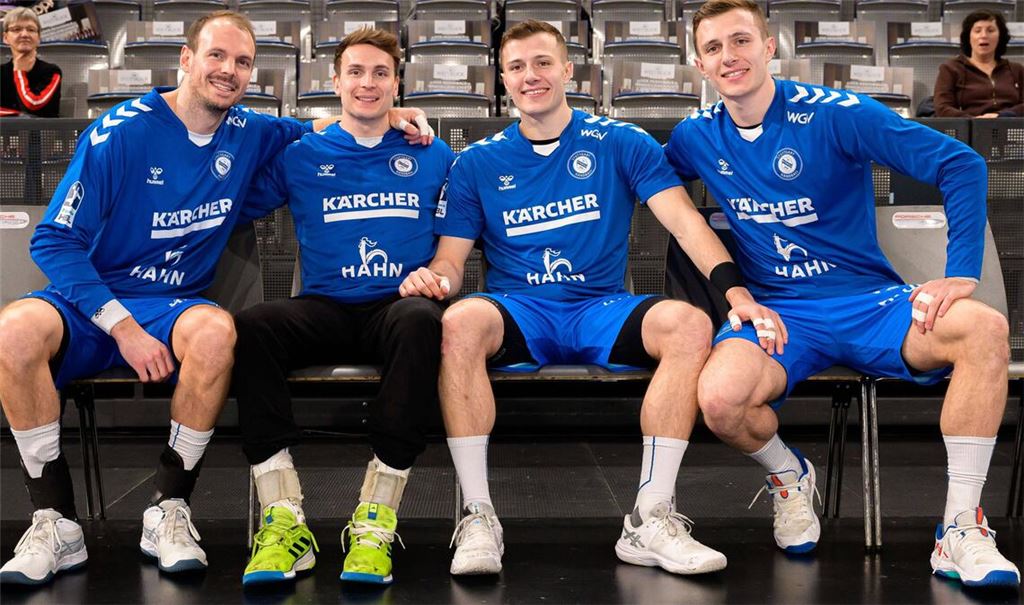 Zwei Brüderpaare in einem Team: Kai Häfner, Max Häfner, Marco Mengon, Simone Mengon(v.li.).