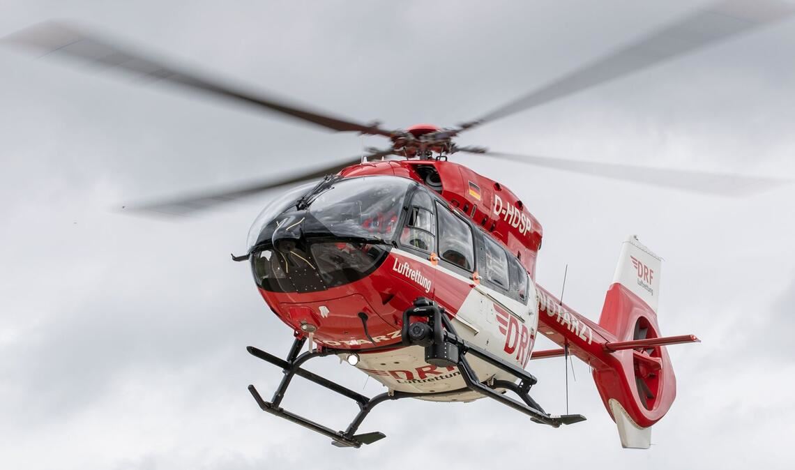 Zwei Rettungshubschrauber waren im Einsatz. (Symbolbild)