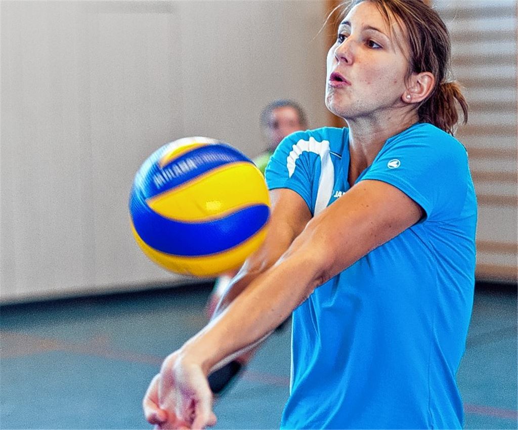 Zwei Siege aus drei Matches: Die Volleyball-Damen von TSV Ölbronn und TV Lienzingen spielen sich immer besser ein, Foto: Zschorsch