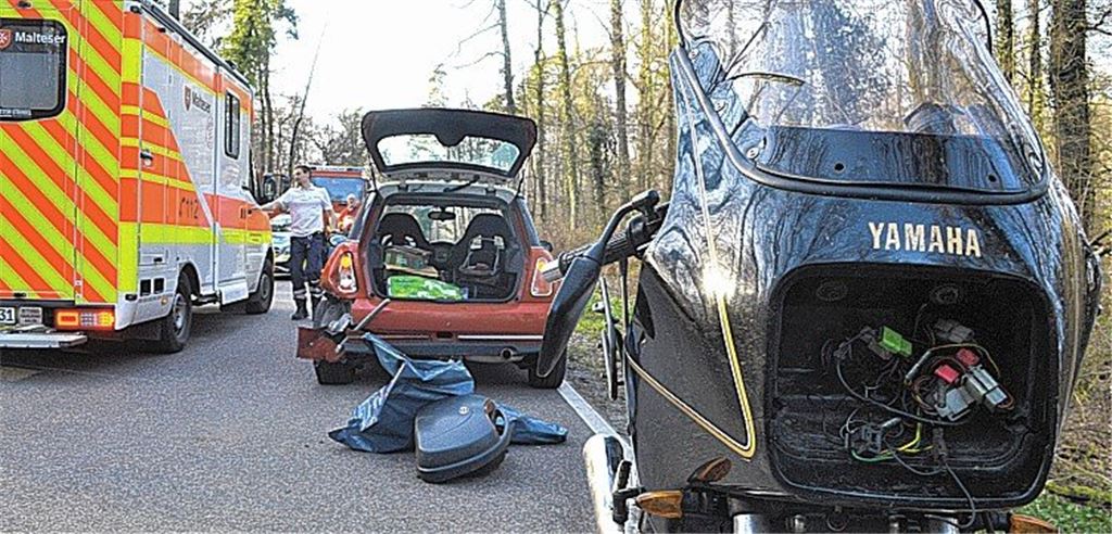 Verletzte bei Motorradunfällen