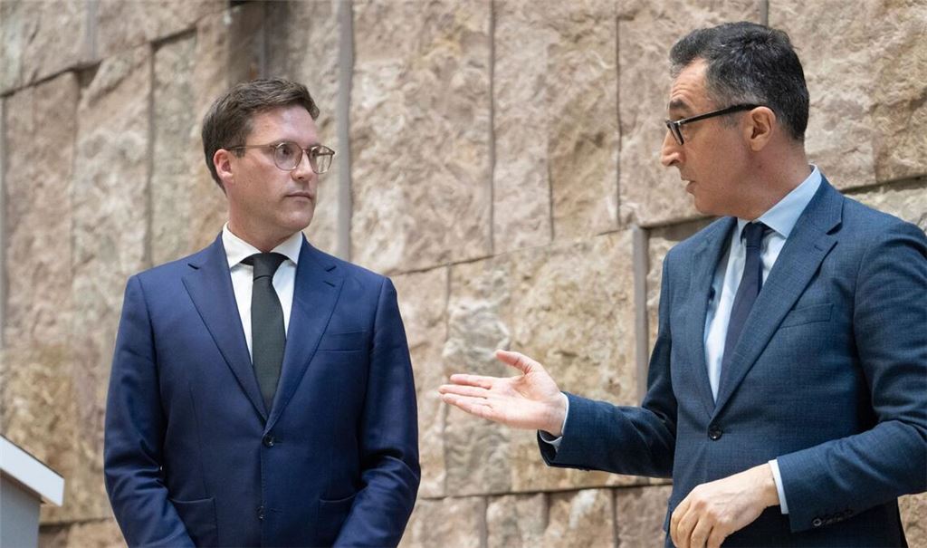 Zwei Wochen ist es her, dass Manuel Hagel und Cem Özdemir Einigkeit demonstrierten. Seither ist wenig passiert.