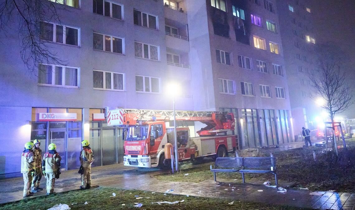 Zwei weitere Todesopfer nach Hochhausbrand in Berlin.
