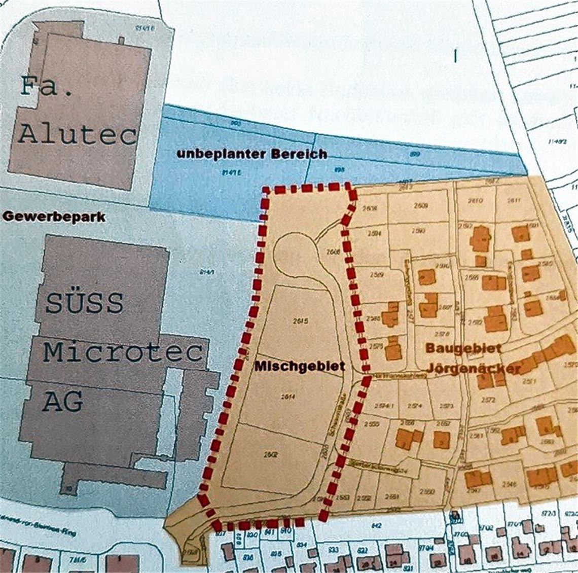 Süss soll Lücke zu Wohngebiet schließen Süss soll Lücke zu Wohngebiet schließen