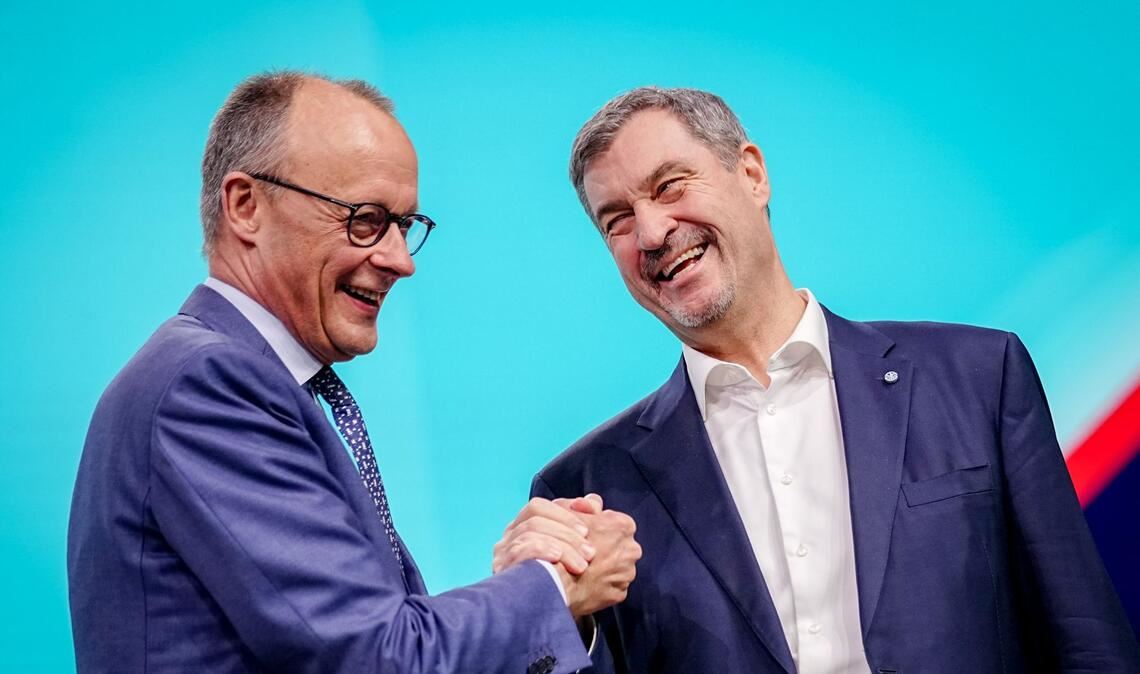 Zwischen diese beiden passt beim CDU-Parteitag kein Blatt.