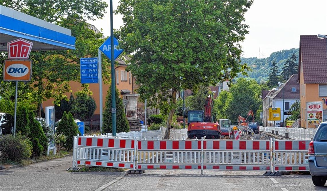 B10-Baustelle droht eine Verzögerung