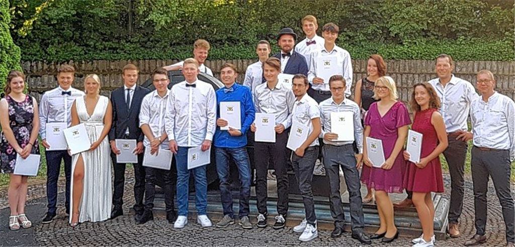 Gute Stimmung beim Abiball