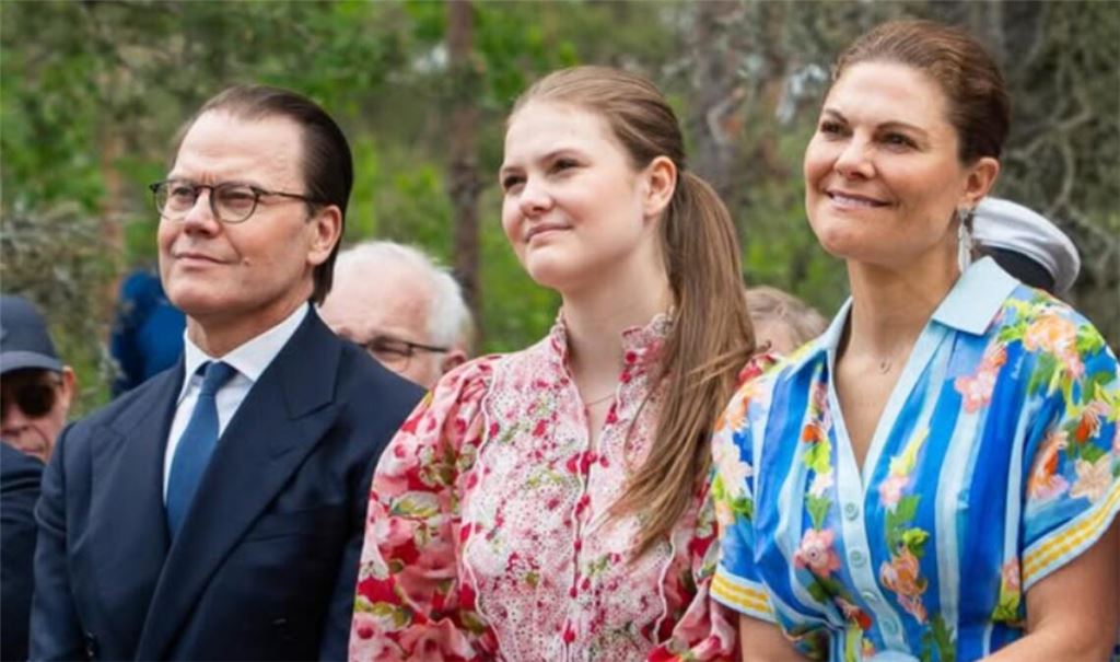 v.l.: Prinz Daniel, Prinzessin Estelle und Kronprinzessin Viktoria von Schweden.